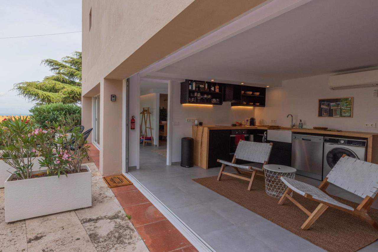 Romantic Modern Apartment Private Swimming Pool 5 Min Walk From Begur Centre Eksteriør billede