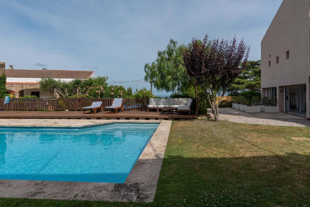 Romantic Modern Apartment Private Swimming Pool 5 Min Walk From Begur Centre Eksteriør billede